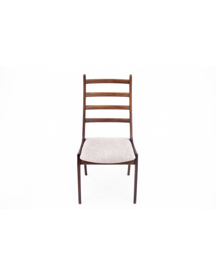 Rosewood Set of 4 Chairs, by K. Kristiansen for Korup Stolefabrik, Denmark, 1960s - 58408