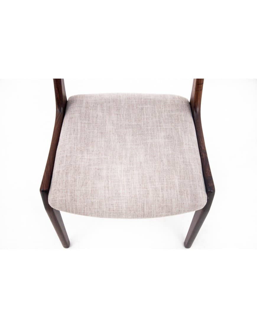 Rosewood Set of 4 Chairs, by K. Kristiansen for Korup Stolefabrik, Denmark, 1960s - 58414