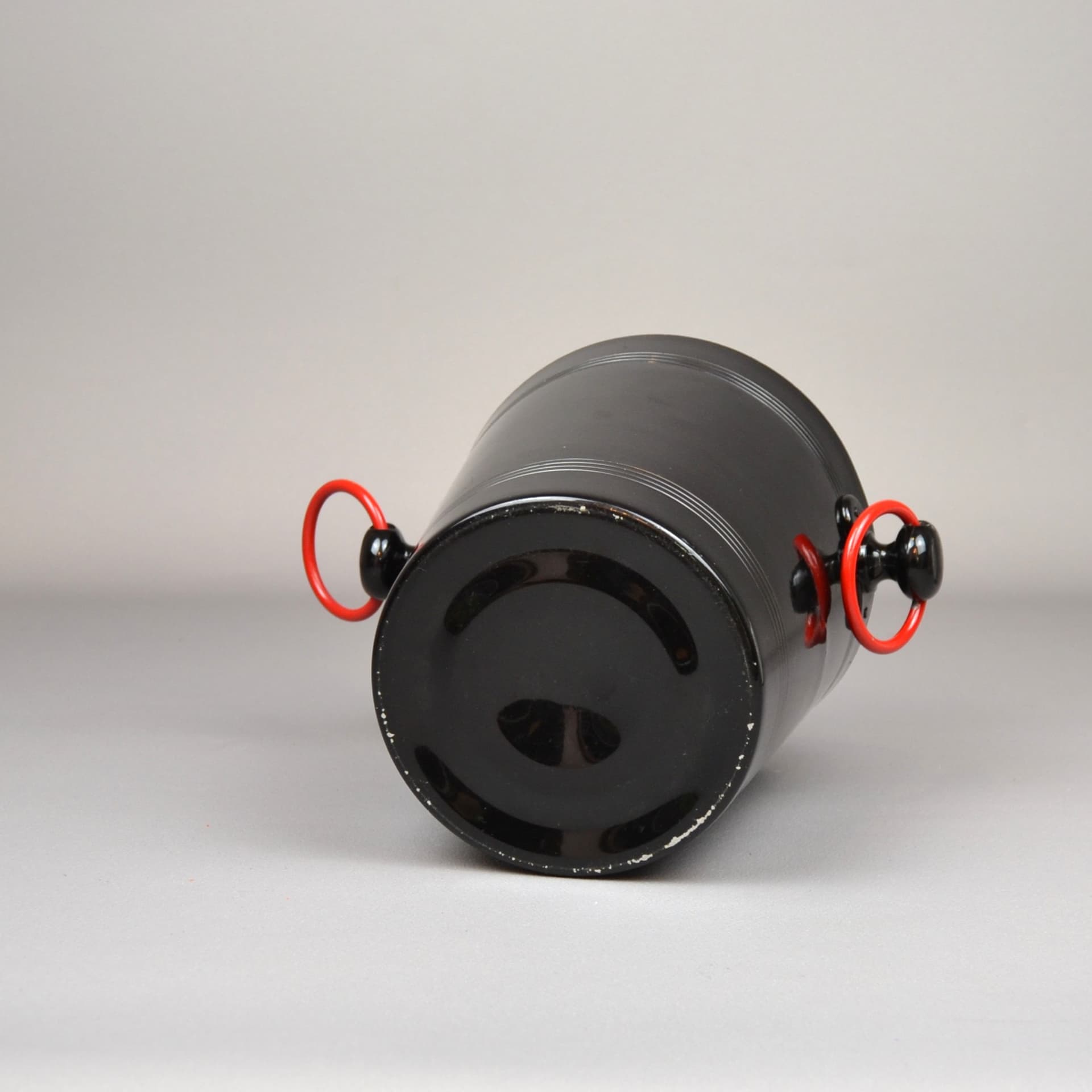 Cooler do wina, Bollinger, czarny, aluminium, Francja, lata 70. - 776