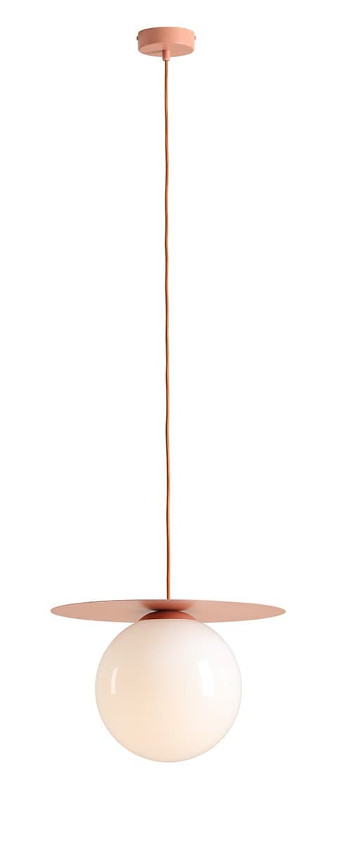 Lampa wisząca Loop różowa, Ø40, Artera - WYMIARY