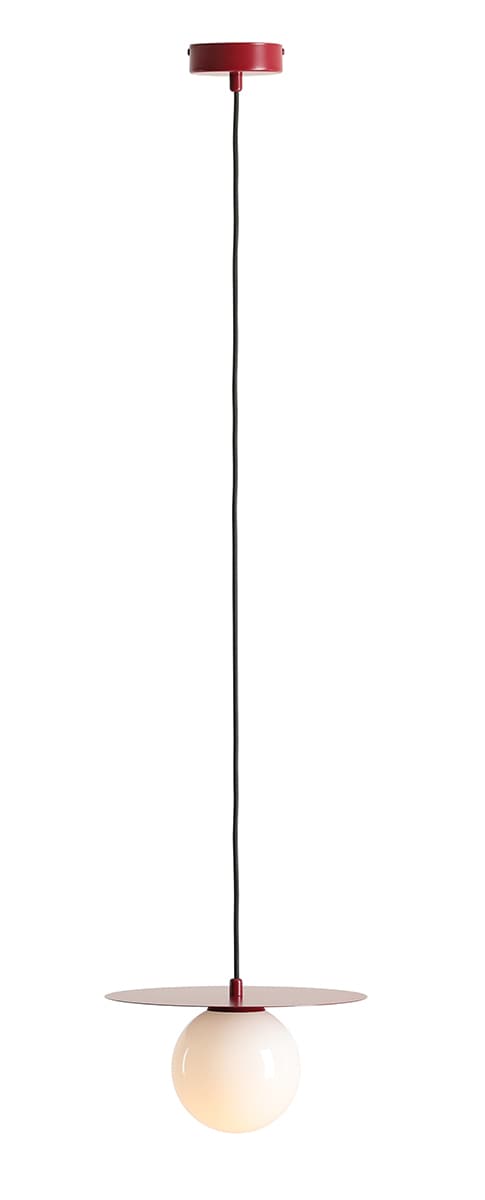 Lampa wisząca Loop czerwona, Ø28, Artera - WYMIARY