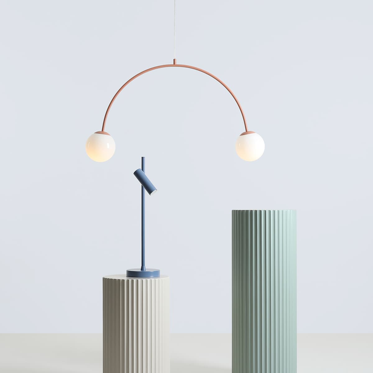 Lampa wisząca Una różowa, Artera - 102893