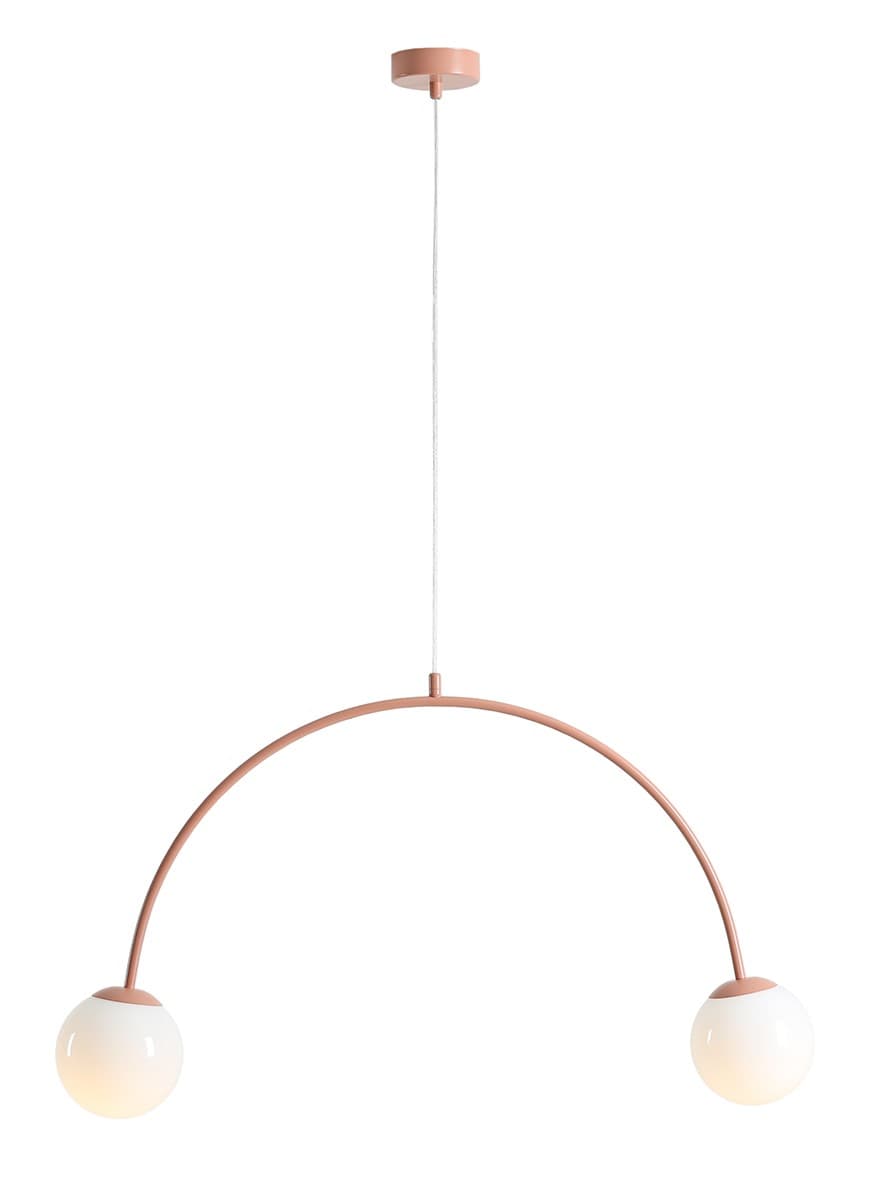 Lampa wisząca Una różowa, Artera - 102891
