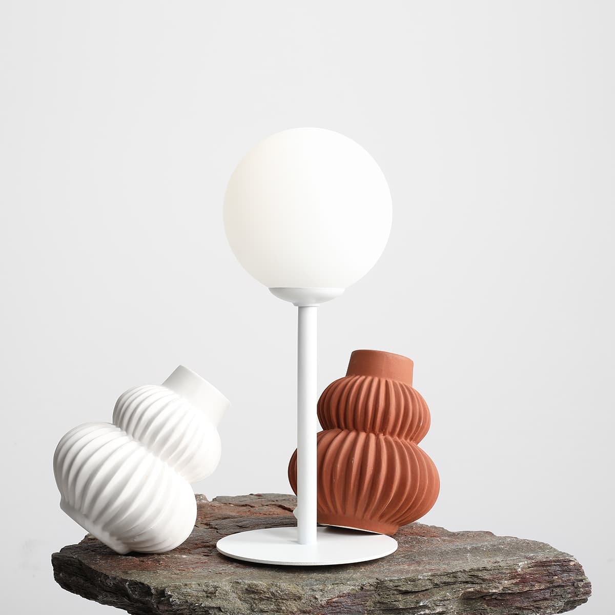 Lampka biurkowa Pinne biała, Artera - 102752