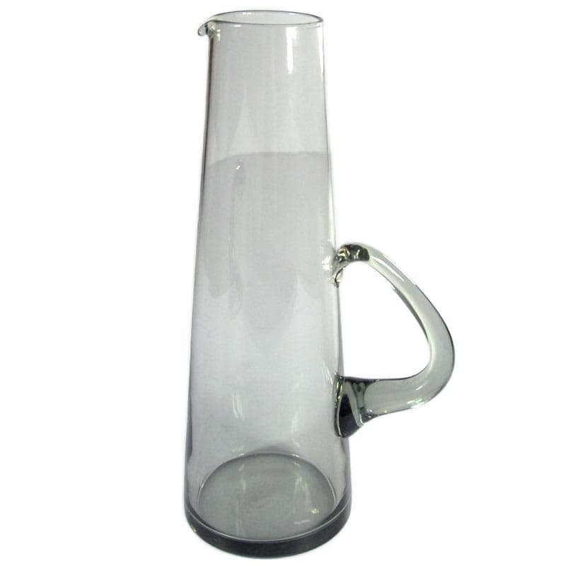 Smoky Crystal Glass Jug, by P. Lütken for Kastrup/Holmegaard, Denmark, 1960s - 7281