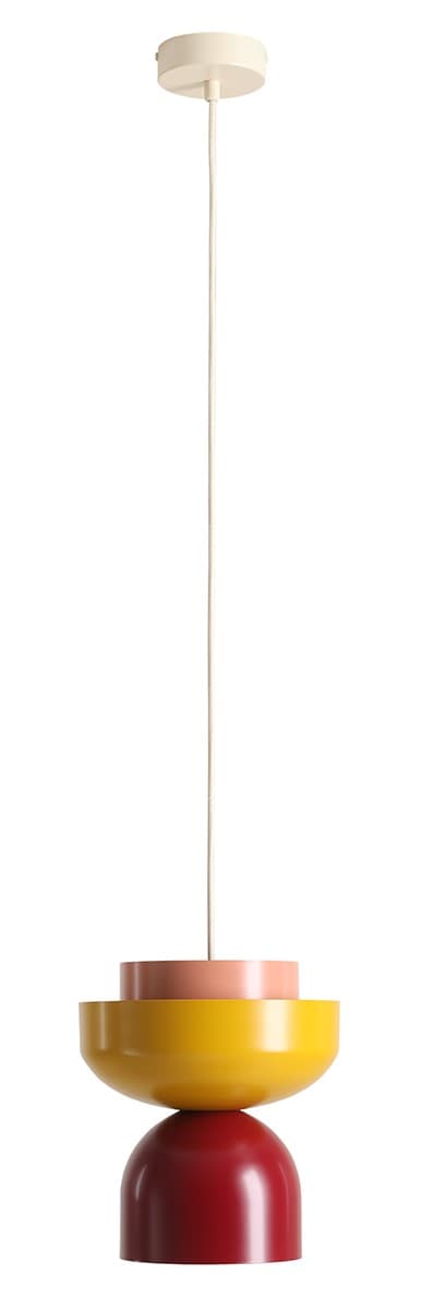 Lampa wisząca Ulia żółta, Artera