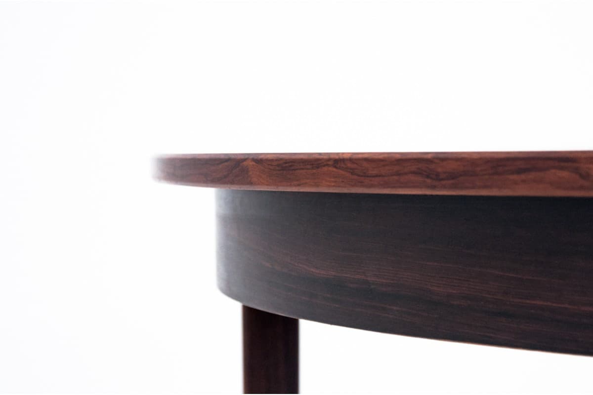 Rosewood Round Dining Table, Denmark, 1960s - 58629