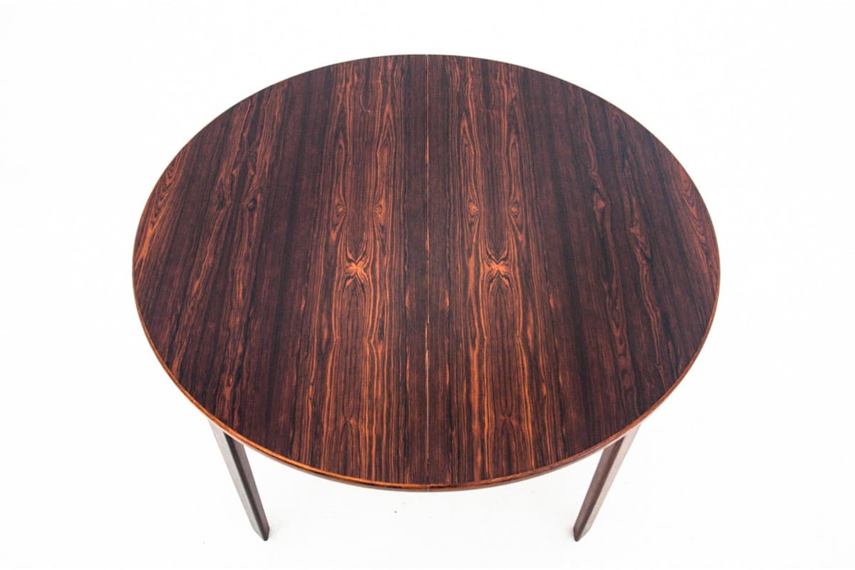 Rosewood Round Dining Table, Denmark, 1960s - 58626