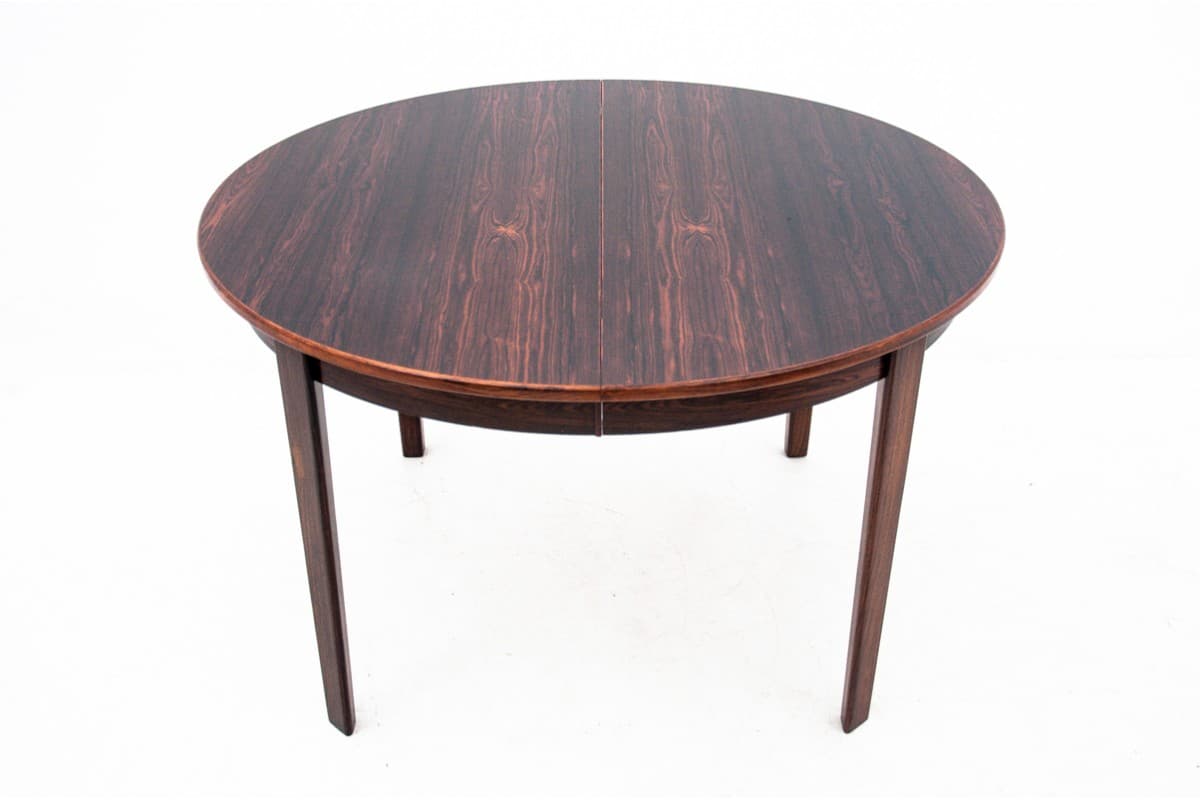Rosewood Round Dining Table, Denmark, 1960s - 58624