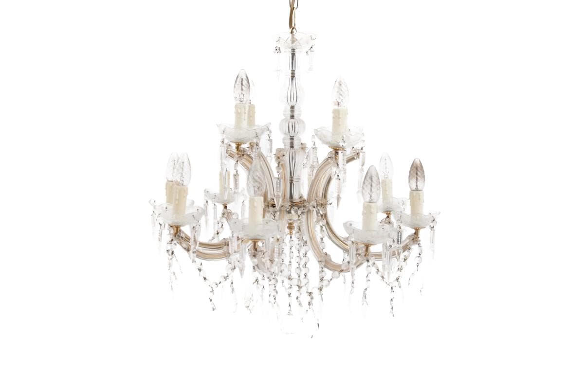 Kryształowy żyrandol, Europa Zachodnia, lata 50.