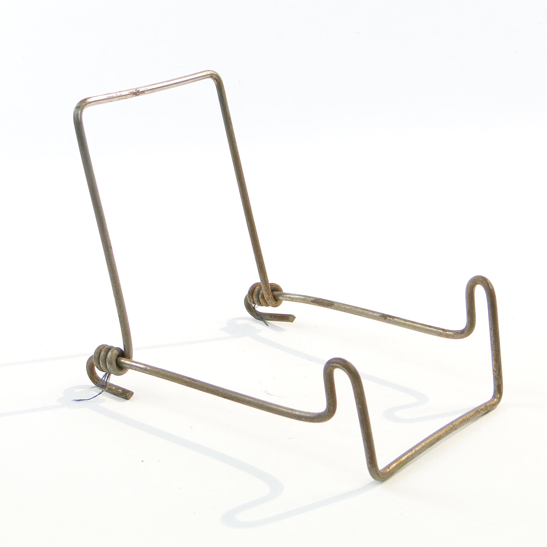 Stojak na talerze, mid-century modern, metal, Polska, lata 50. - 98731