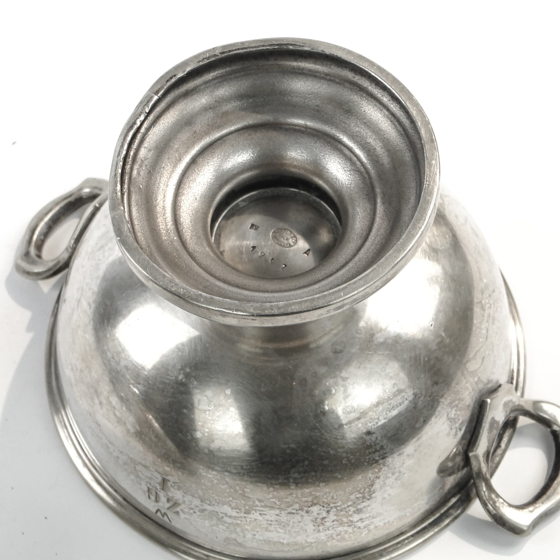 Waza do zupy, Art Deco, mosiądz srebrzony, Norblin, Polska, lata 30. - 98763