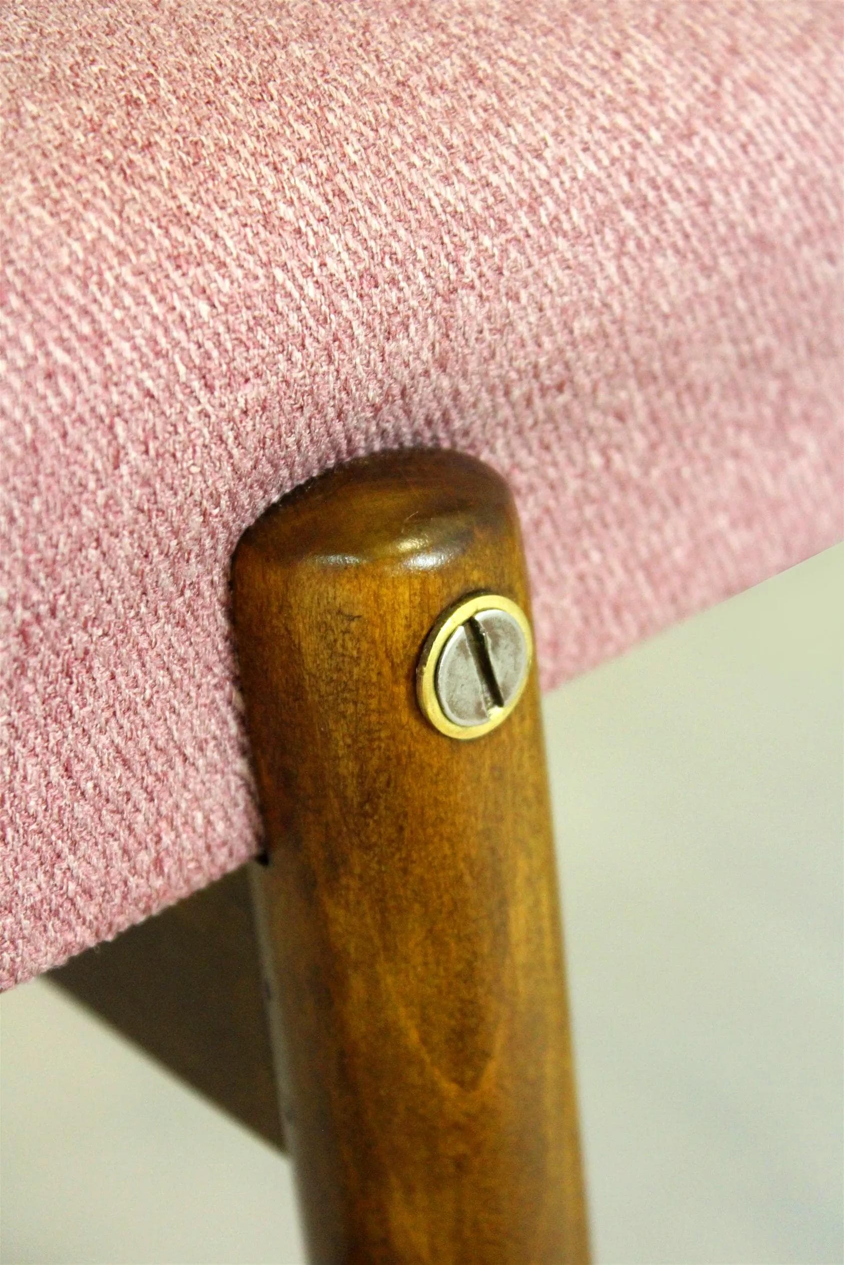 Zestaw czterech foteli, buk multikolor, Zamojskie Fabryki Mebli, Polska, lata 60. - 98394