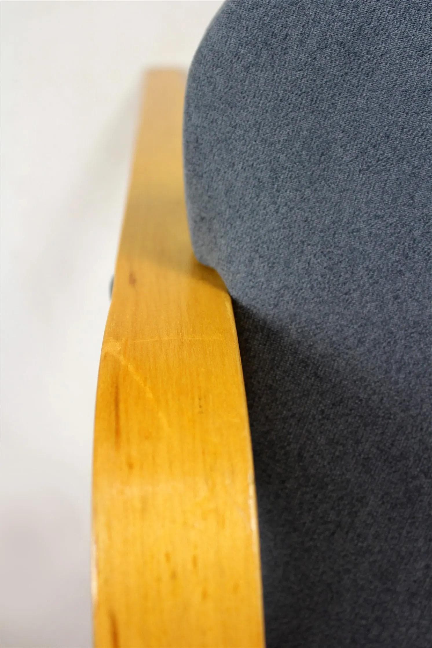 Set of four chairs, brown oak bent plywood, by L. Volák, Dřevopodnik Holešov, Czech Republic, 1970s. - 98576