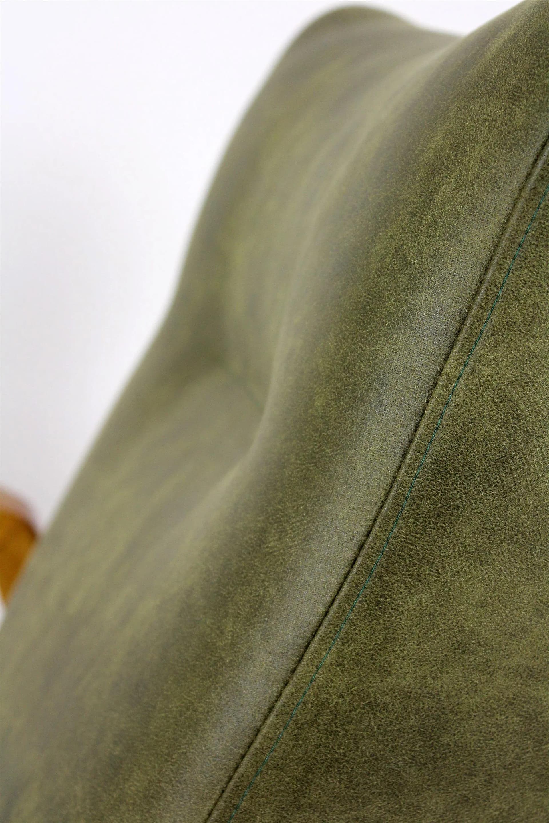 Fotel Mid-Century Modern, zielony, jesion, Czechy, lata 60. - 98573