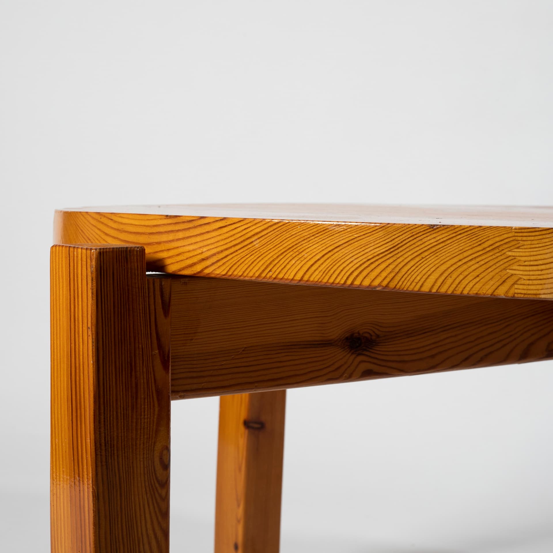 Coffee table, light brown pine, Sweden, 1970s. - 98718