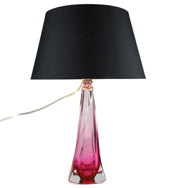 Pink Table Lamp, Val St Lambert, Belgium, 1960s - 7297