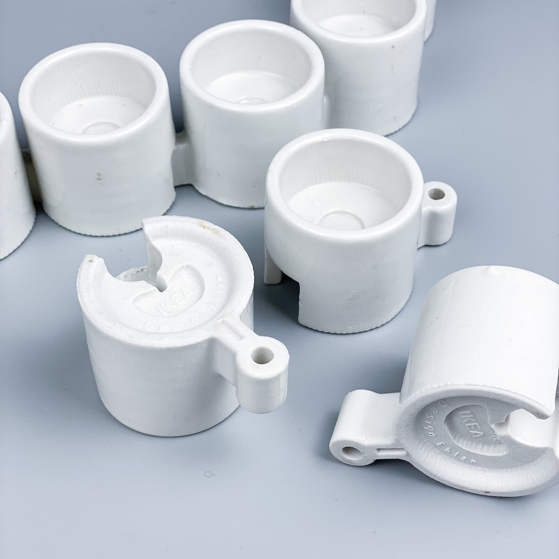 Świecznik IKEA PS, ceramika biała, proj. E. Johansson, Ikea, Szwecja, lata 90. - 98922