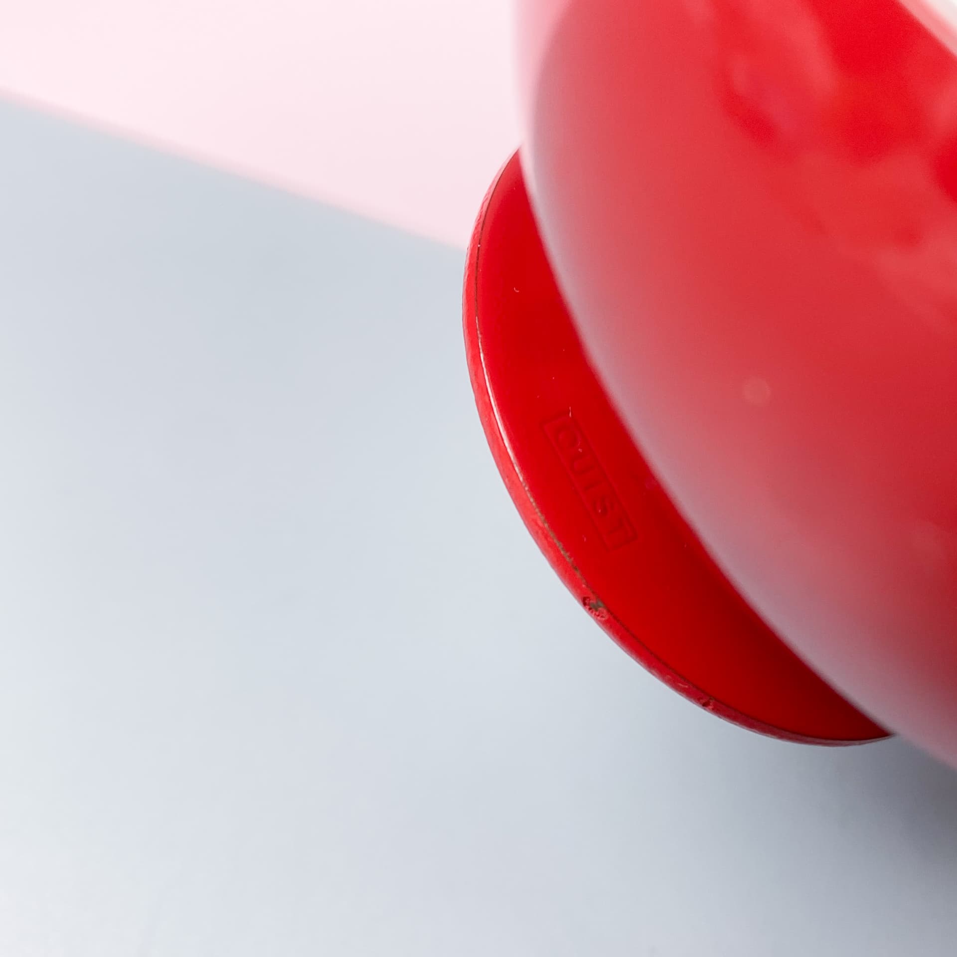 Popielniczka Smoky, space age, czerwony, metal, Quist, Niemcy, lata 70. - 98964