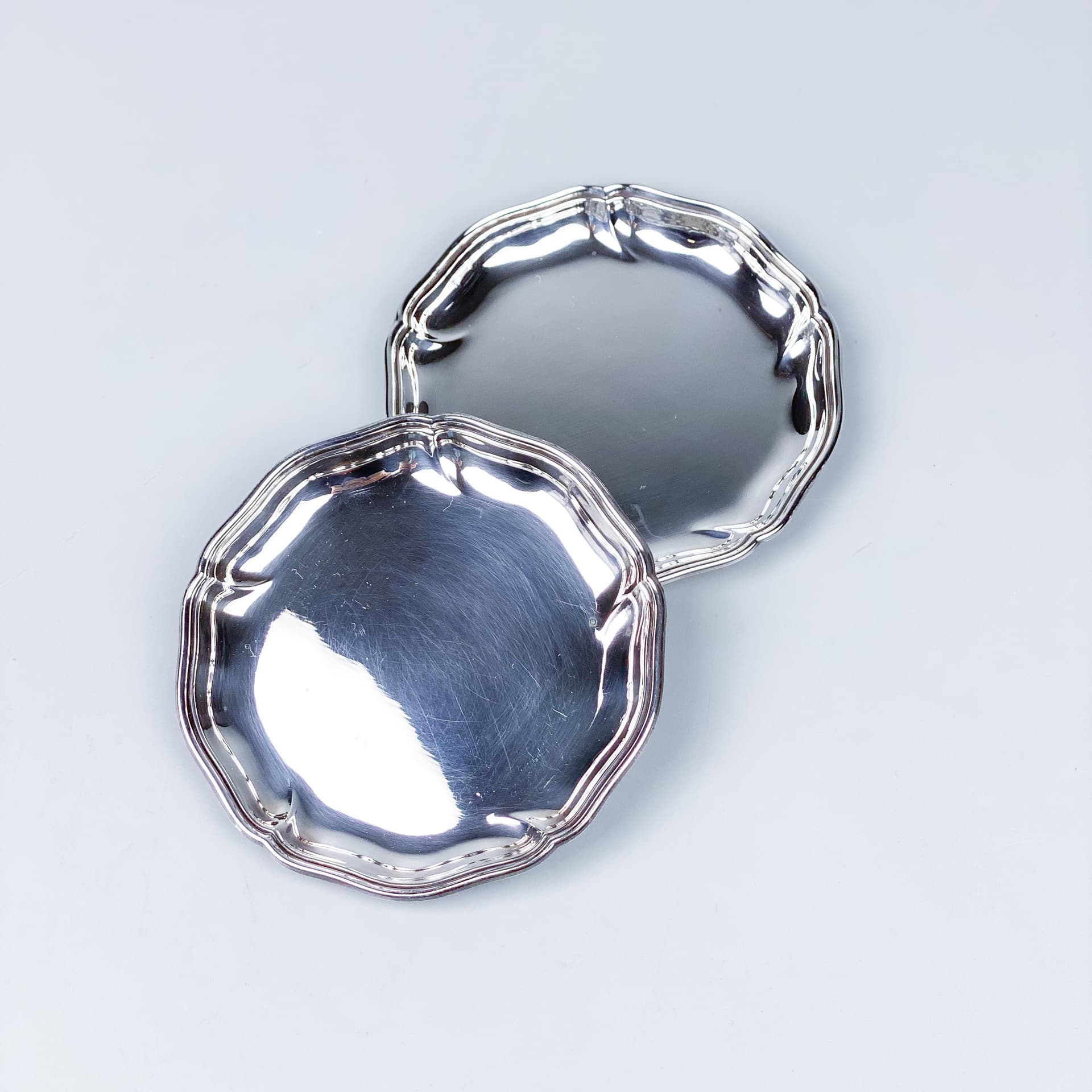 Para talerzyków secesyjnych, srebro, Niemcy, początek XX w. - 98967