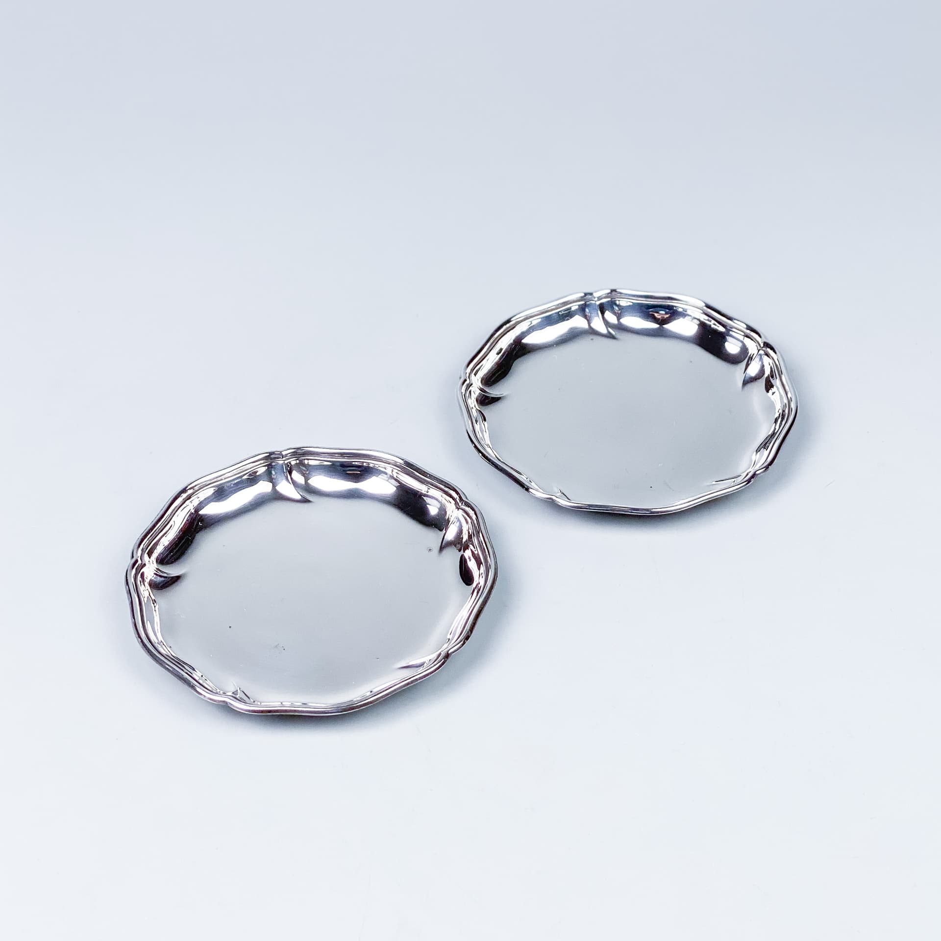 Para talerzyków secesyjnych, srebro, Niemcy, początek XX w. - 98965