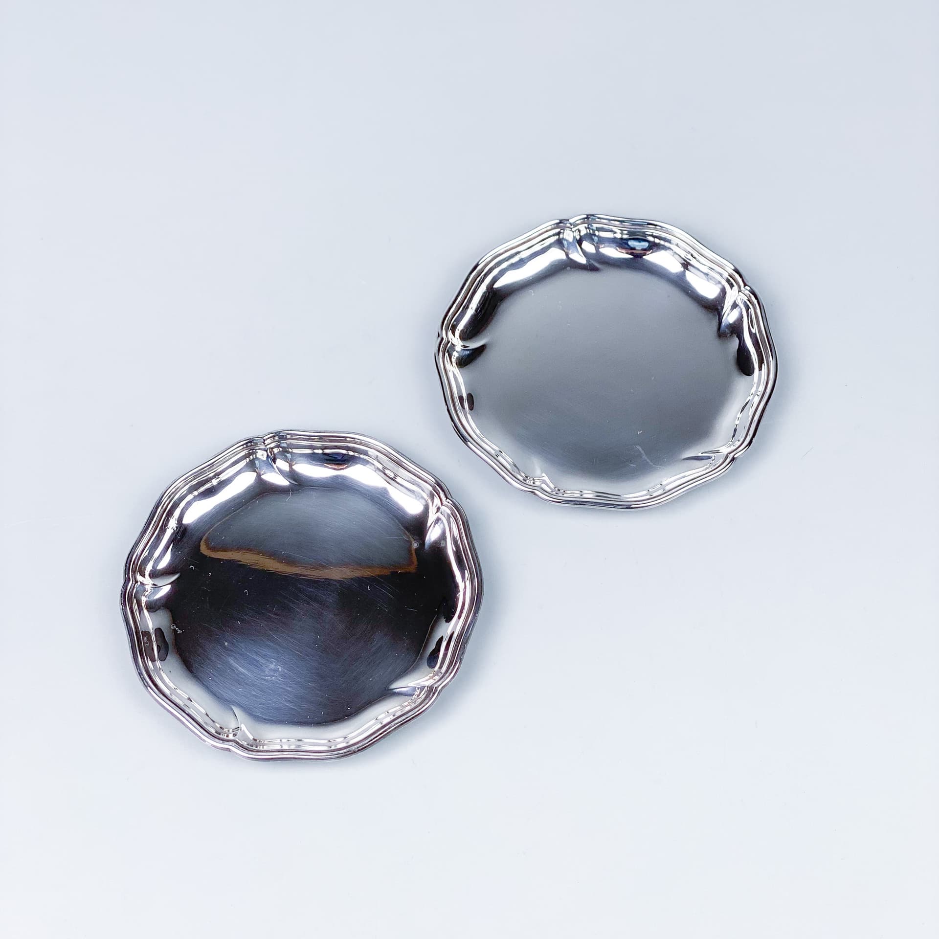 Para talerzyków secesyjnych, srebro, Niemcy, początek XX w. - 98966