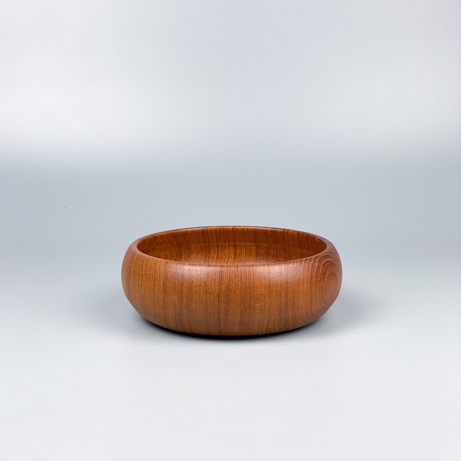 Miska, teak brązowy, lata 70. - 98973