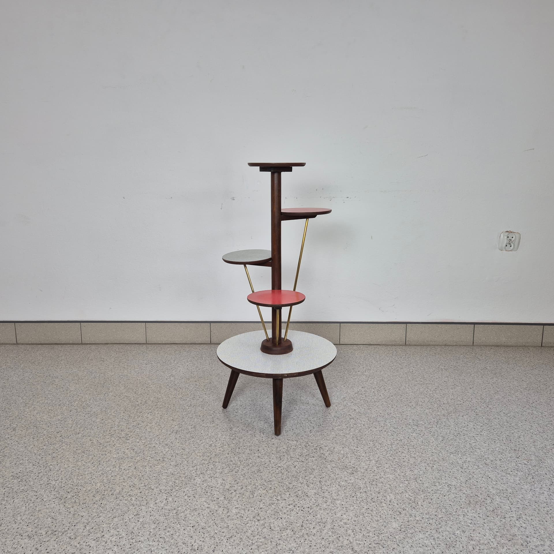 Piętrowy kwietnik w stylu Rockabilly, Ilse Möbel, Niemcy lata 60. - 99041