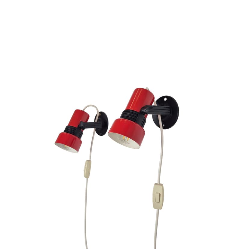 Para kinkietów firmy Nordlux, Dania lata 70