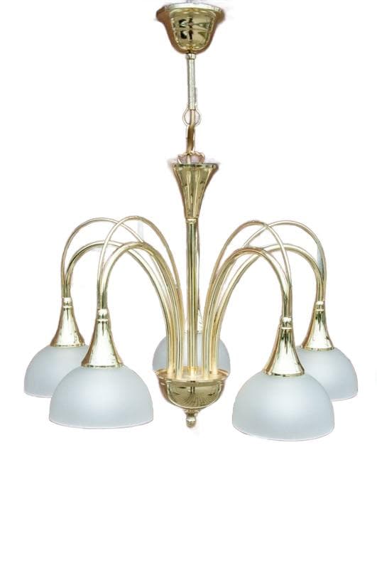 Mosiężny żyrandol, Polska, lata 80. - WYMIARY