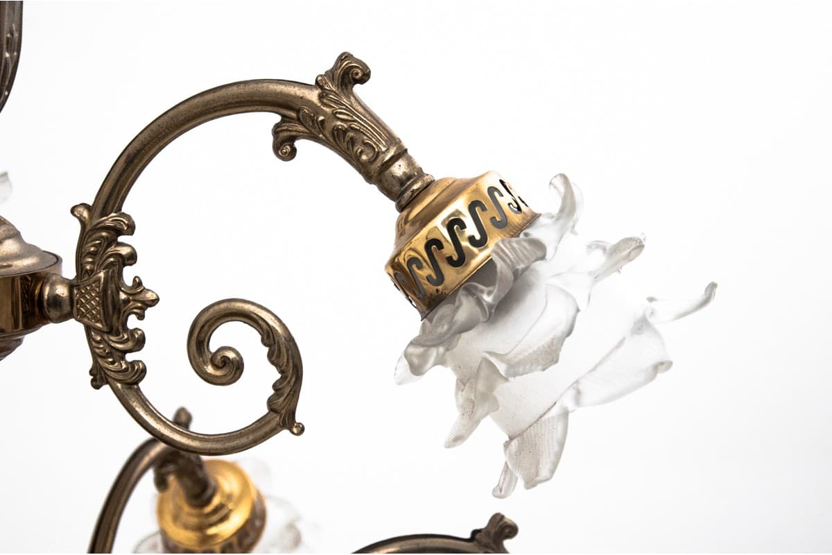 Brass Chandelier, France, 1950s - 58499