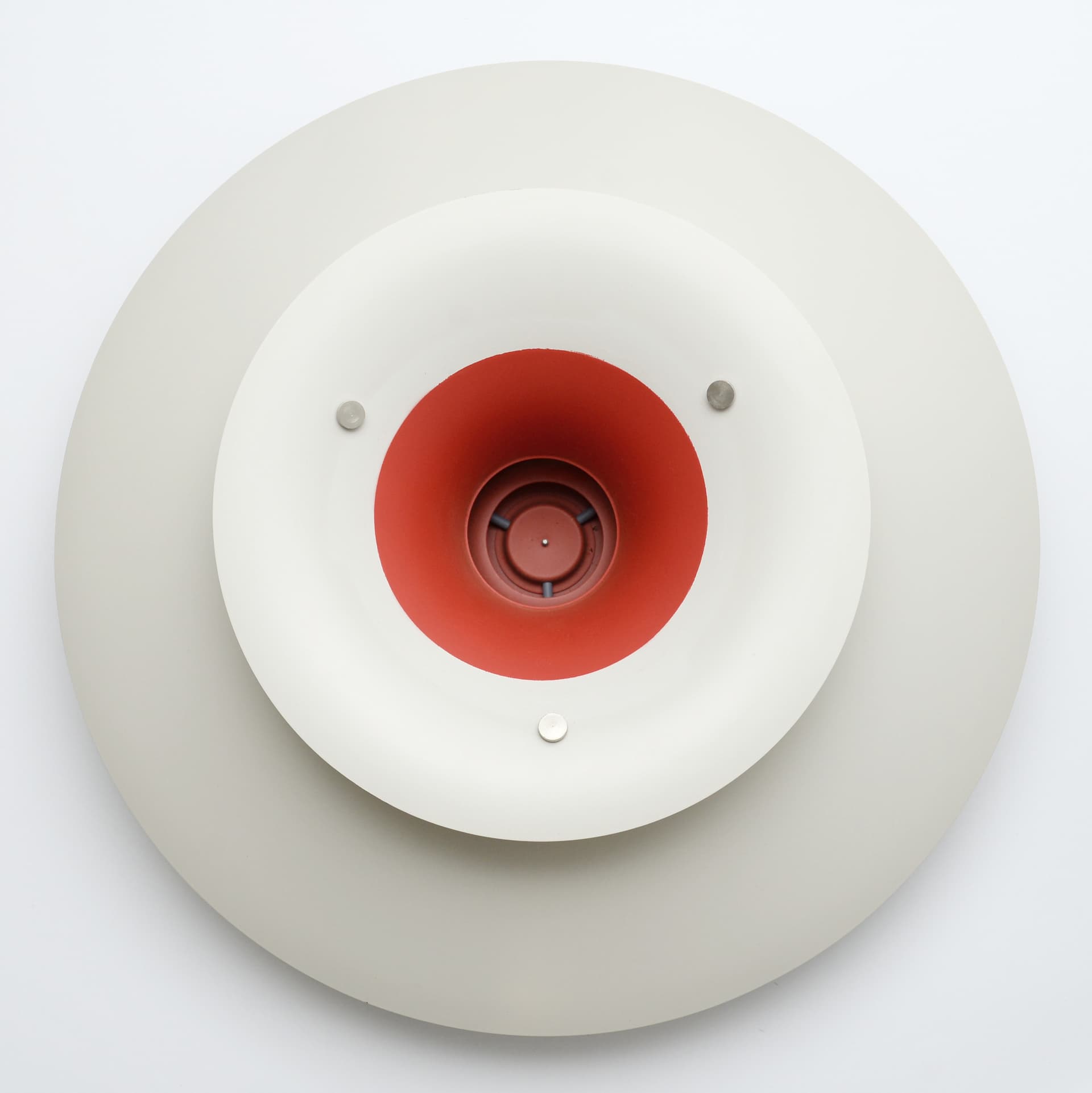 Lampa wisząca PH5, biały, metal, proj. P. Henningsen, Louis Poulsen, Dania, lata 80. - 99896