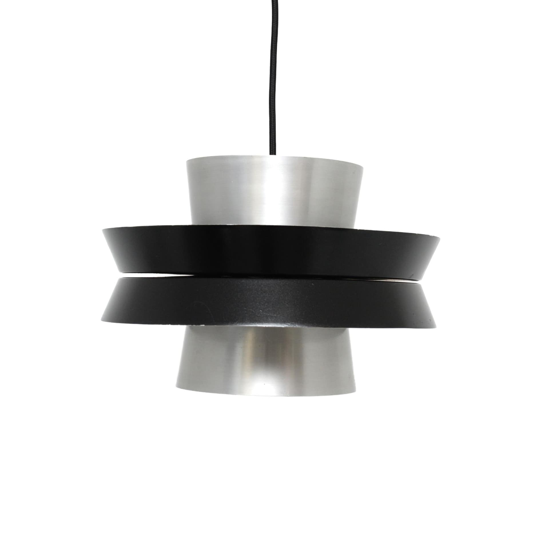 Lampa wisząca Trava, aluminium srebrny, Szwecja, lata 60.