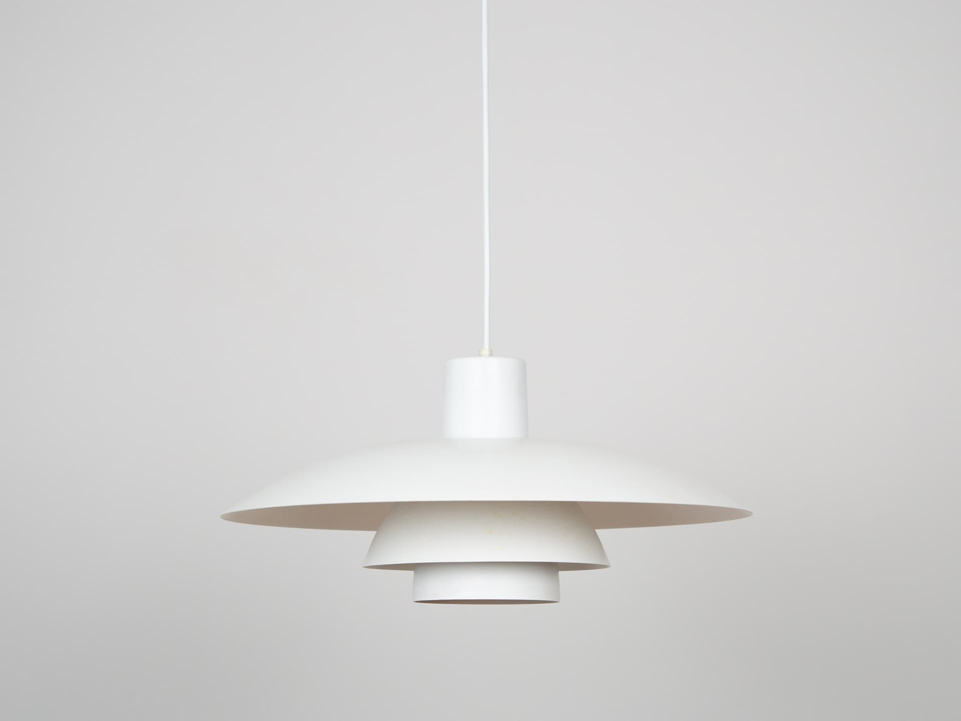 Lampa wisząca PH 4/3, niebieska, proj. P. Henningsen, Louis Poulsen, Dania, lata 60. - 100065