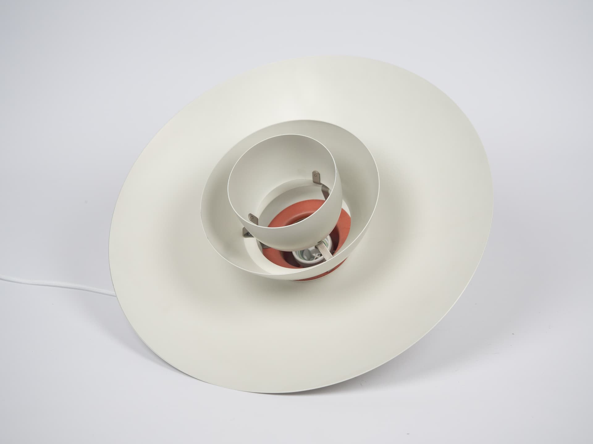 Lampa wisząca PH 4/3, niebieska, proj. P. Henningsen, Louis Poulsen, Dania, lata 60. - 100451