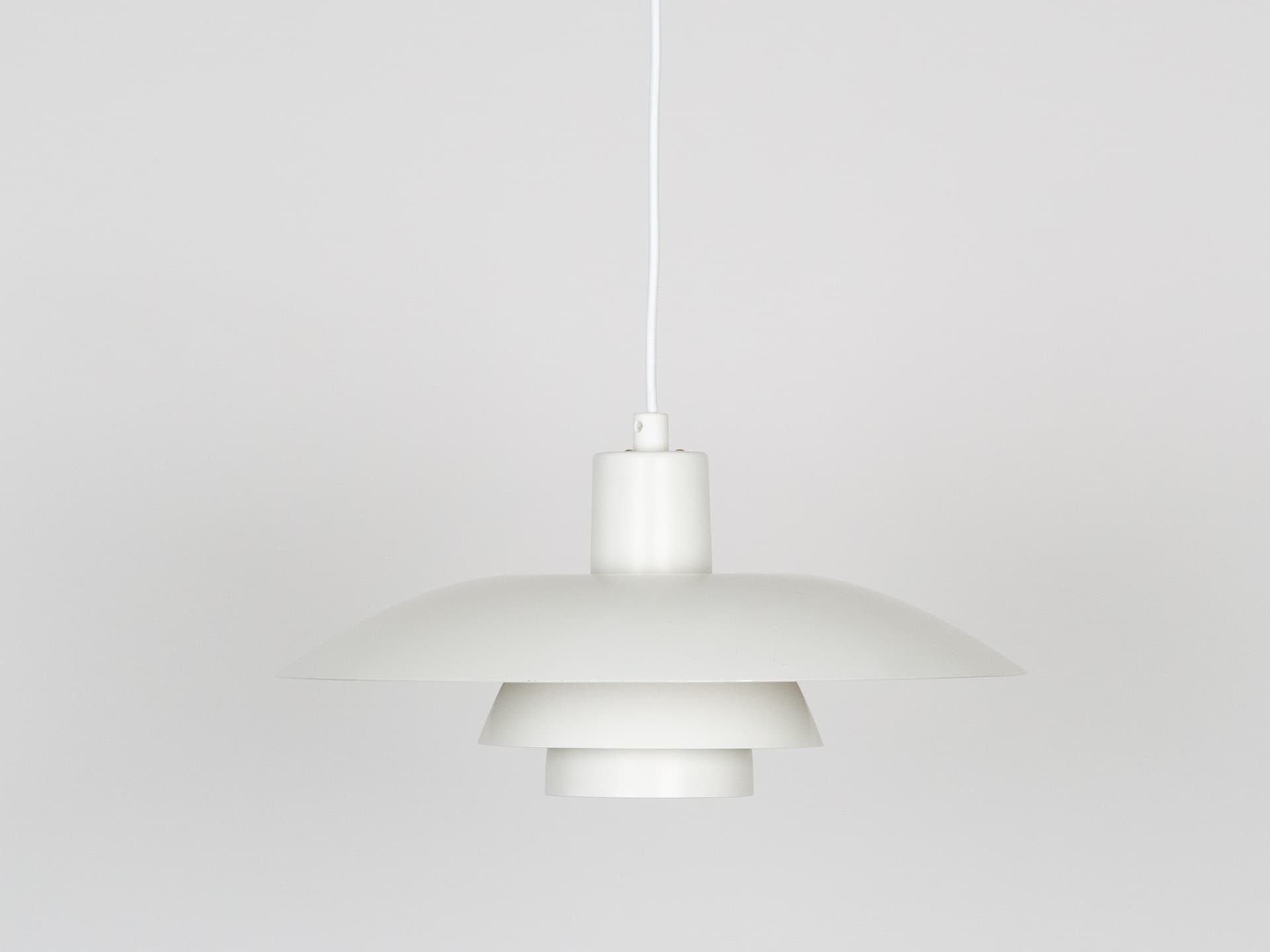 Lampa wisząca PH 4/3, niebieska, proj. P. Henningsen, Louis Poulsen, Dania, lata 60. - 100443