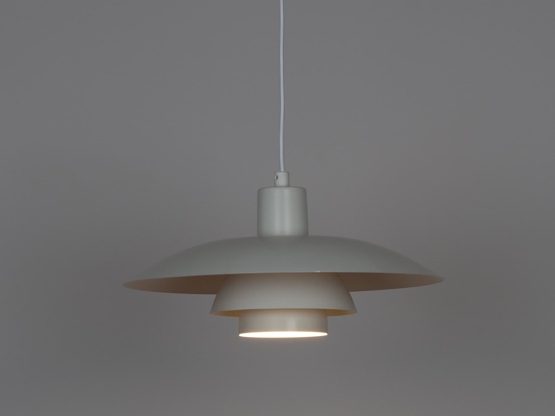 Lampa wisząca PH 4/3, niebieska, proj. P. Henningsen, Louis Poulsen, Dania, lata 60. - 100445
