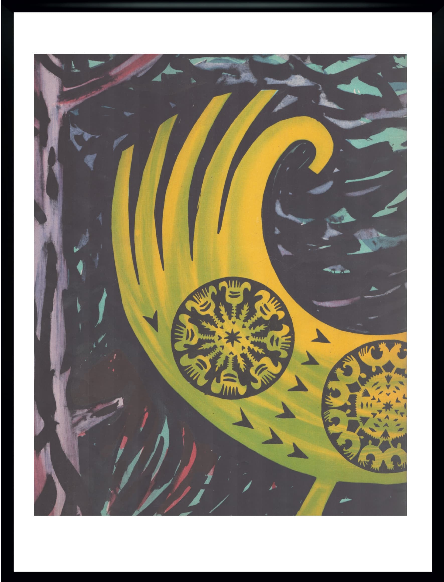 Para okładek POLSKA Wycinanki, multikolor, aut. H. Hilscher, Polska, lata 50. - 100477