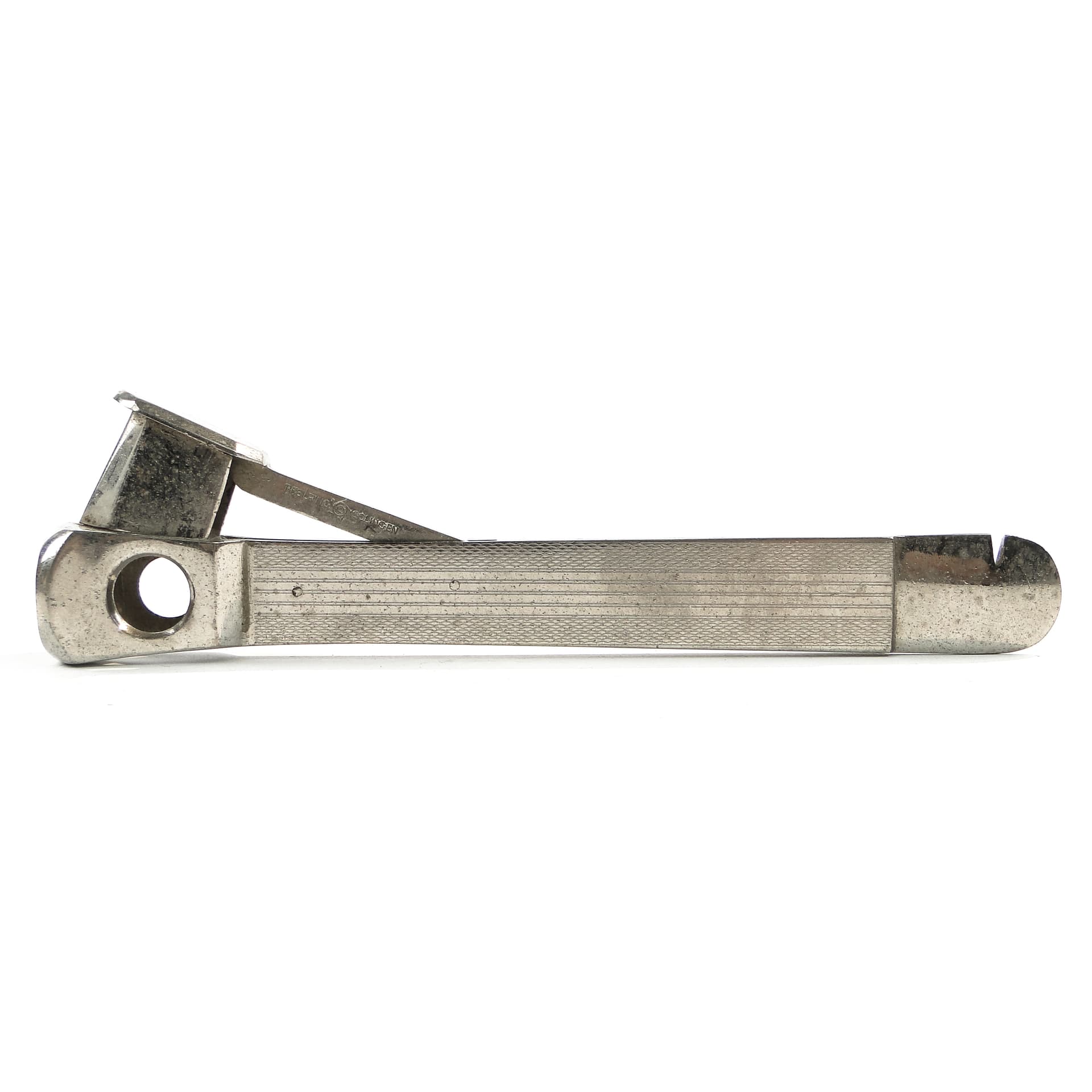 Cigar cutter, silver-plated alpacca, Solingen, Germany, 1960s. - 100802