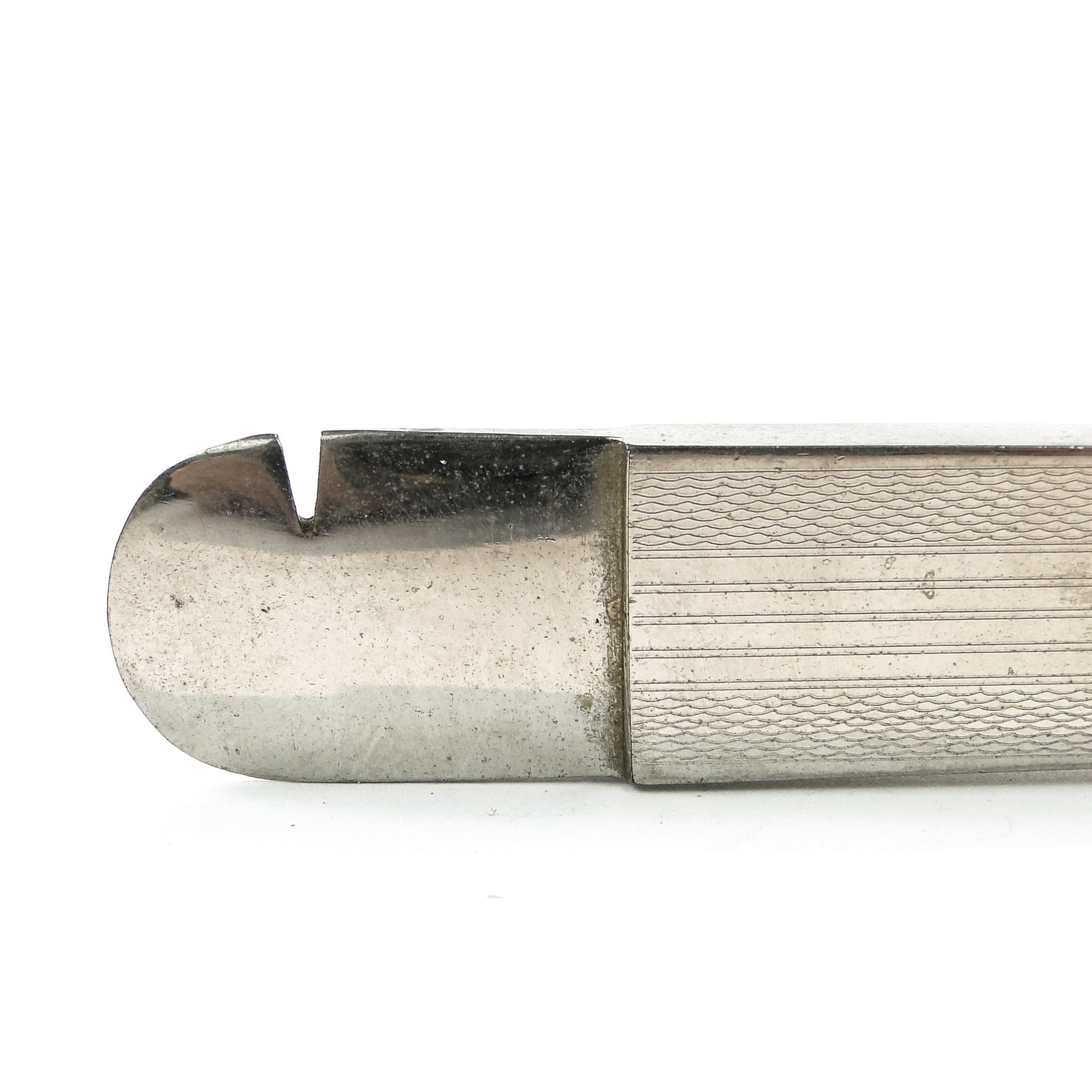 Cigar cutter, silver-plated alpacca, Solingen, Germany, 1960s. - 100805