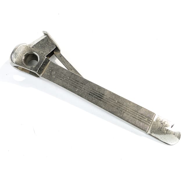 Cigar cutter, silver-plated alpacca, Solingen, Germany, 1960s. - DIMENSION