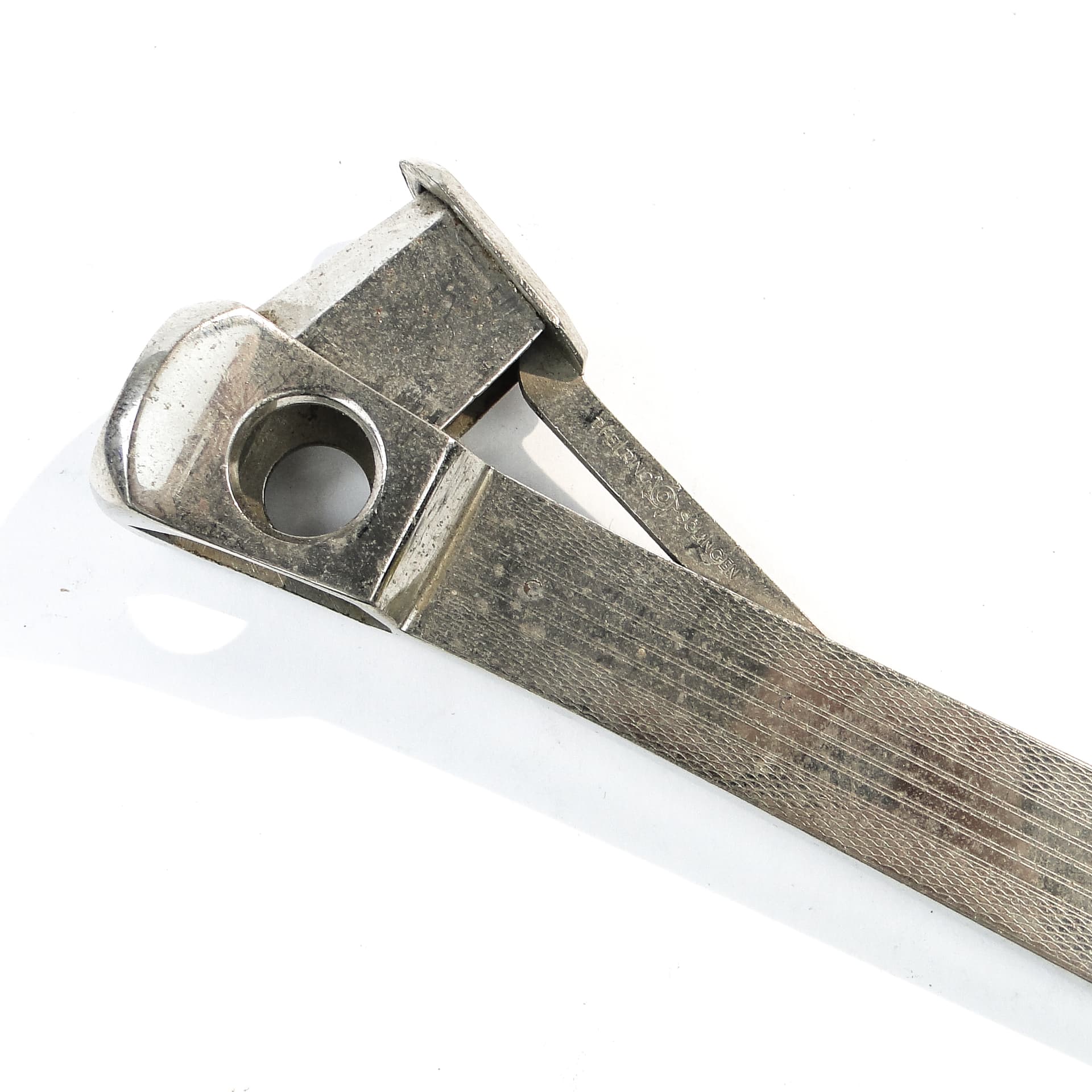 Cigar cutter, silver-plated alpacca, Solingen, Germany, 1960s. - 100818