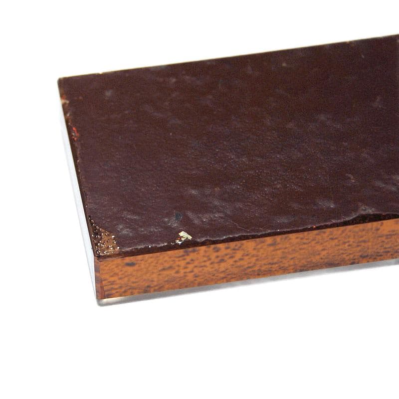 Morelowy przycisk do papierów ze szlifowanego szkła kryształowego, Belgia, lata 30/40 - 7334