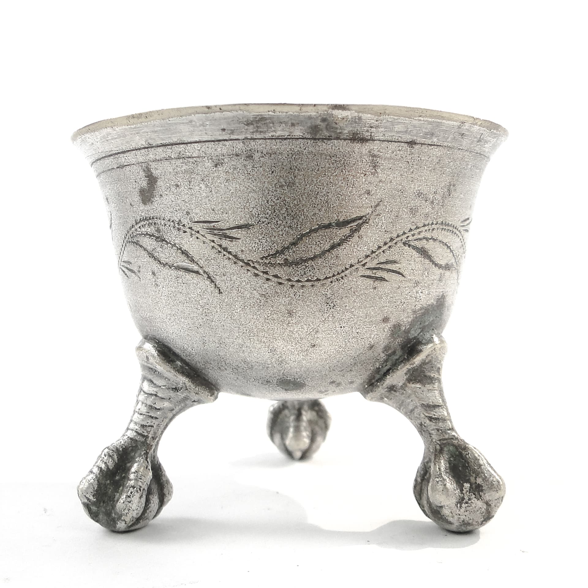 Solniczka neoklasycystyczna, mosiądz srebrzony, Norblin, Polska, XIX w. - 100913