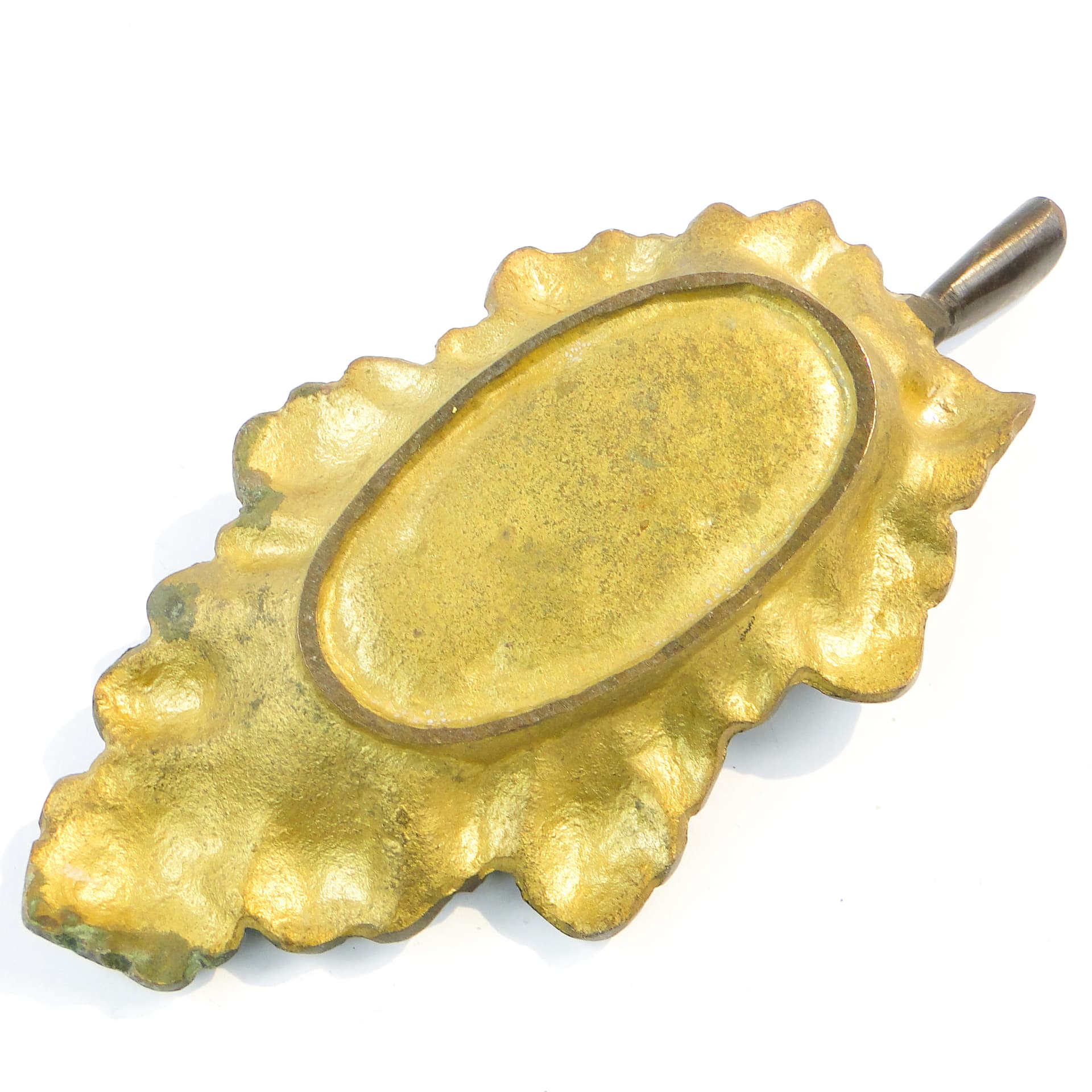 Przybornik na klucze, mosiądz pozłacany, Polska, lata 50. - 101117