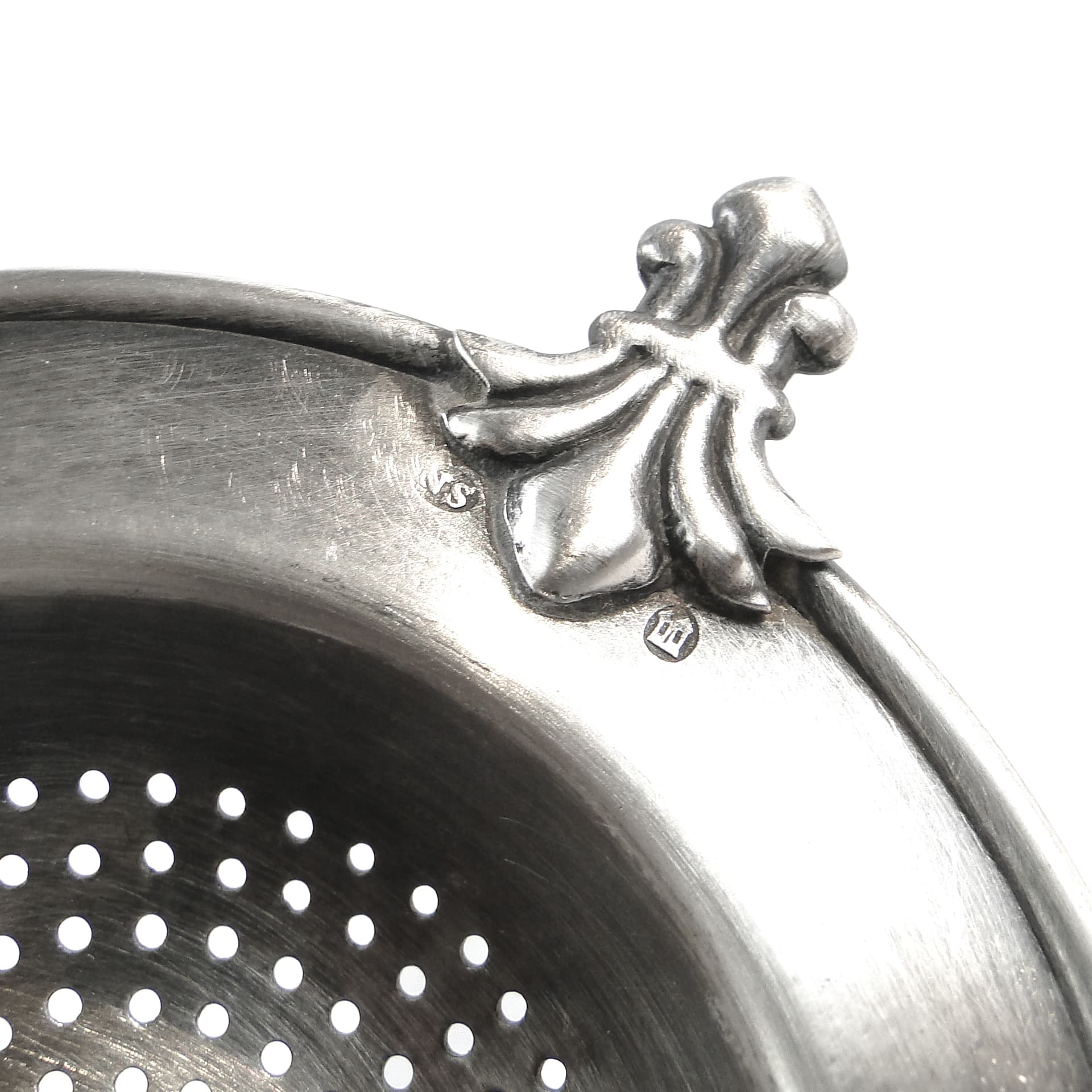 Zaparzacz do herbaty, mosiądz srebrzony, Victoria, Szwecja, lata 30. - 101155