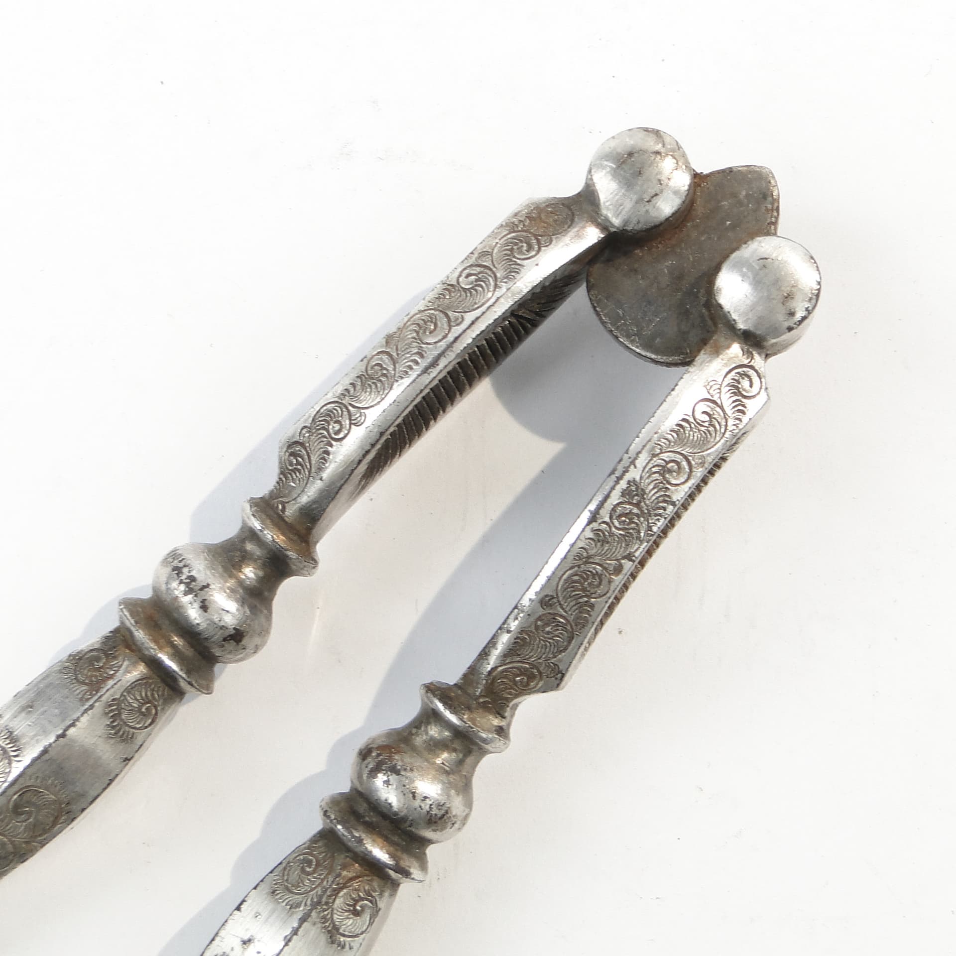 Secesyjny dziadek do orzechów, stal srebrna, Polska, pocz. XX w. - 101242