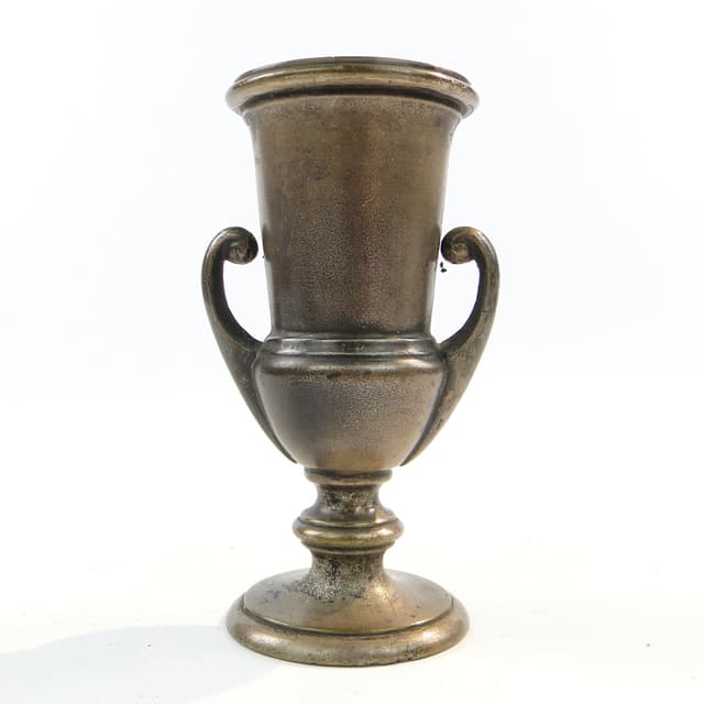 Wykałacznik, Art Nouveau, miedź srebrzona, Norblin, Polska, początek XX w. - WYMIARY