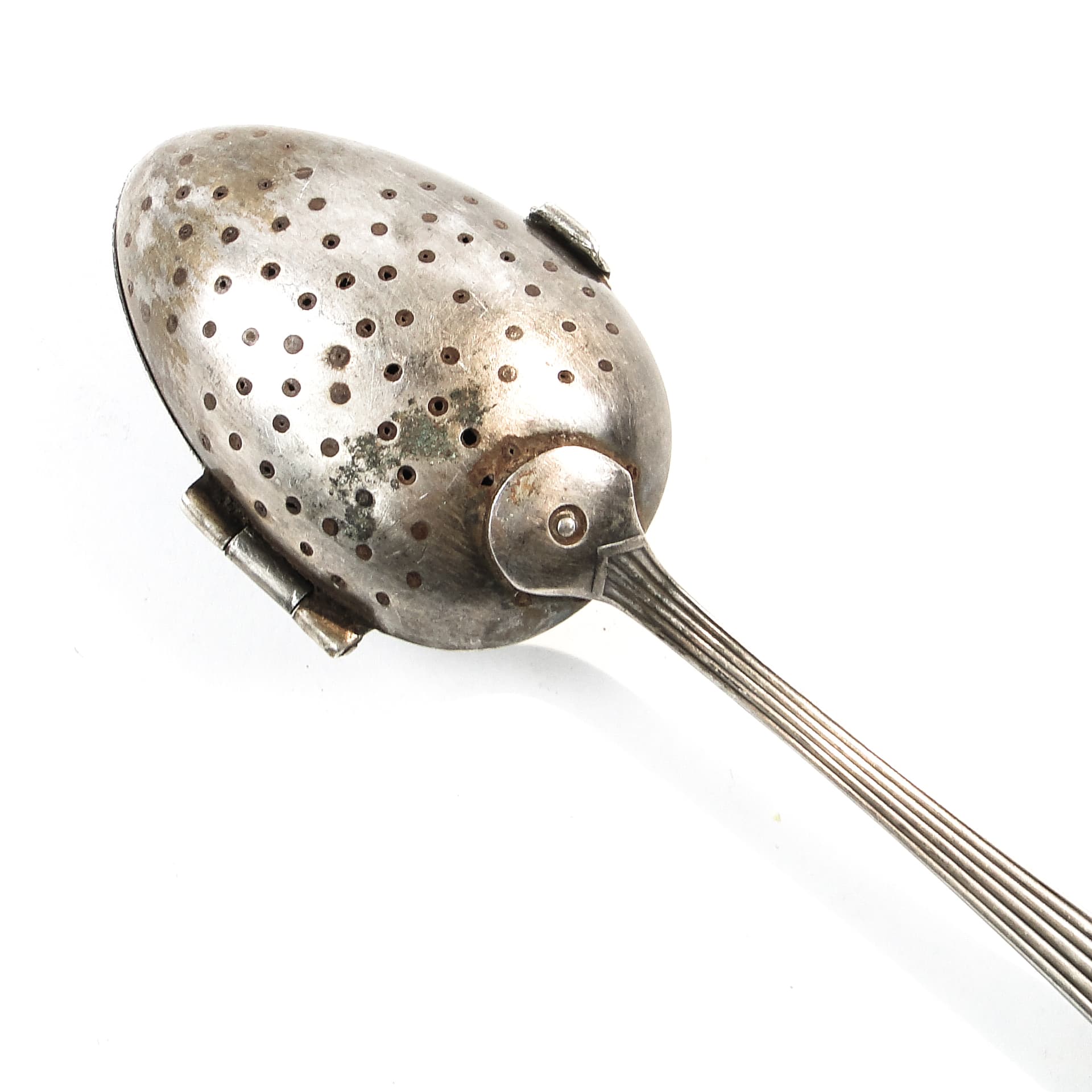 Łyżka do parzenia herbaty, mosiądz srebrzony, WMF. Niemcy, pocz. XX w. - 101366