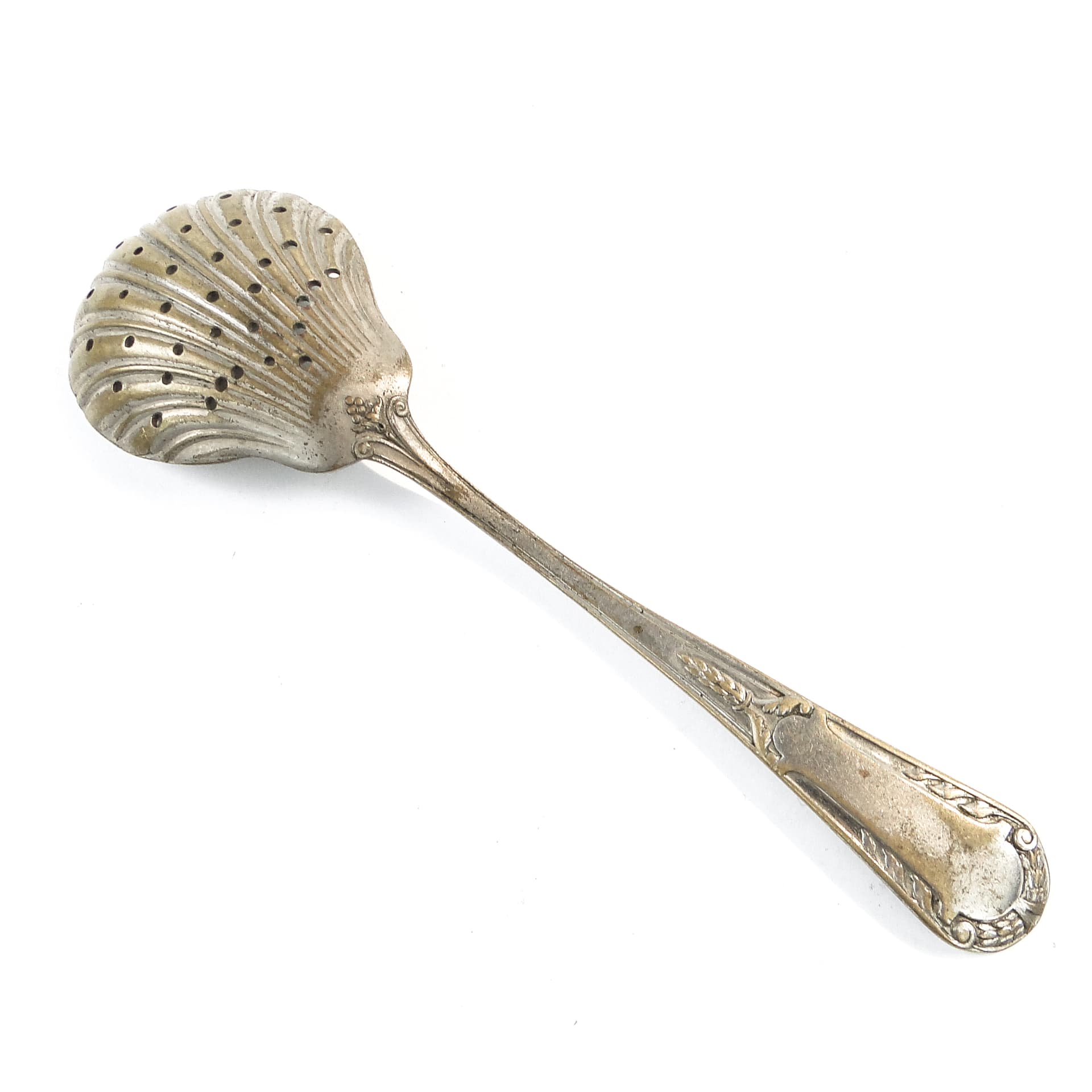 Tea infuser spoon, silver steel, Poland, 1970s. - 101419